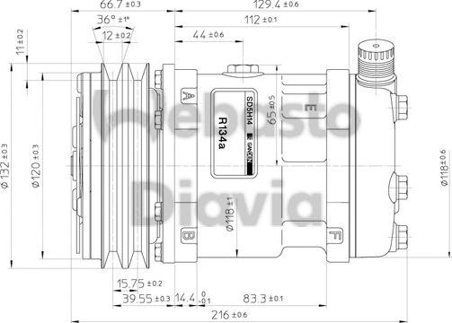 Webasto 82D015556MA - Compressor, air conditioning autospares.lv