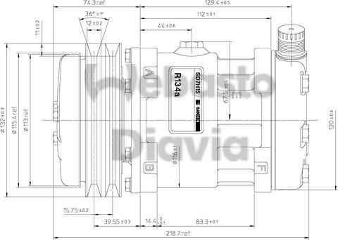 Webasto 82D015508PA - Compressor, air conditioning autospares.lv