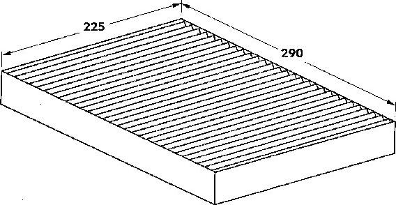 Webasto 82D0325017A - Filter, interior air autospares.lv