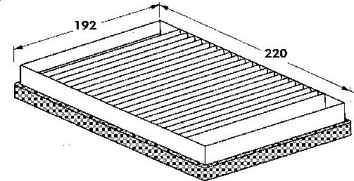 Webasto 82D0325032A - Filter, interior air autospares.lv