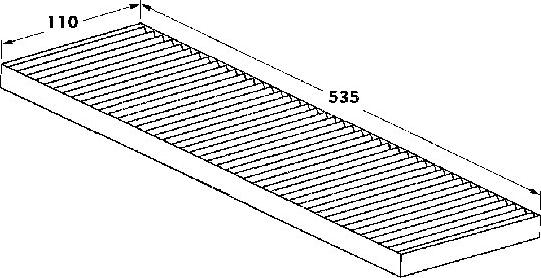 Webasto 82D0325029A - Filter, interior air autospares.lv