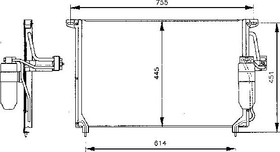 Webasto 82D0225097A - Condenser, air conditioning autospares.lv