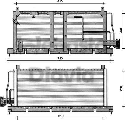 Webasto 82D0225046A - Condenser, air conditioning autospares.lv