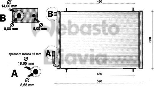 Webasto 82D0225199A - Condenser, air conditioning autospares.lv