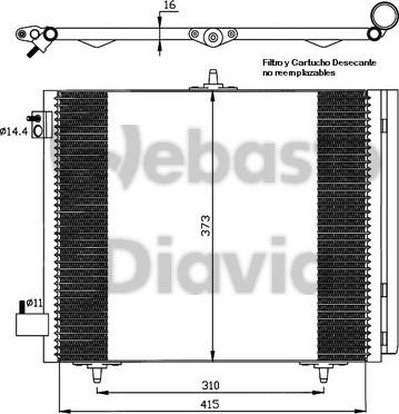 Webasto 82D0226116MA - Condenser, air conditioning autospares.lv