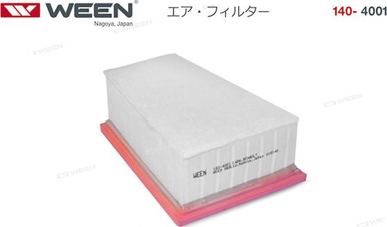 Ween 140-4001 - Air Filter, engine autospares.lv