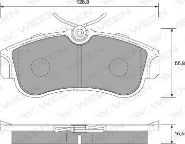 INTERBRAKE DP6604 - Brake Pad Set, disc brake autospares.lv