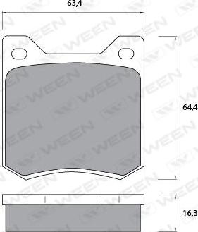 BENDIX 571208 - Brake Pad Set, disc brake autospares.lv