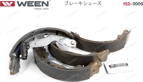 Ween 152-0005 - Brake Shoe Set autospares.lv