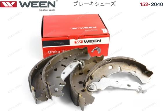 Ween 152-2040 - Brake Shoe Set autospares.lv