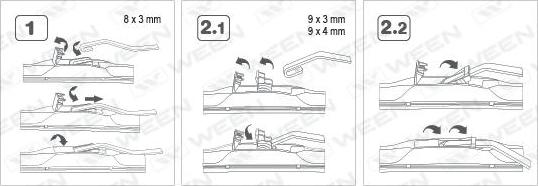 Ween 100-5026 - Wiper Blade autospares.lv