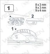 Ween 100-6021 - Wiper Blade autospares.lv