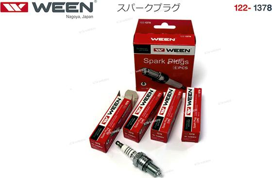 Ween 122-1378 - Spark Plug autospares.lv