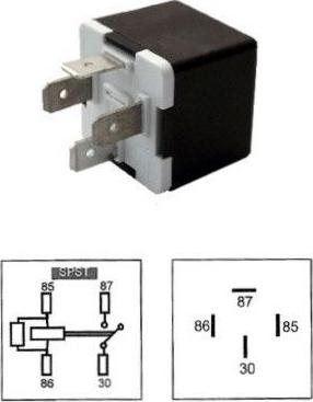 WE PARTS 240670095 - Relay autospares.lv