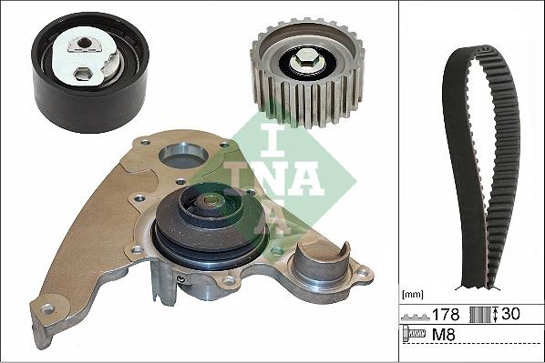 Wilmink Group WG1966364 - Water Pump & Timing Belt Set autospares.lv