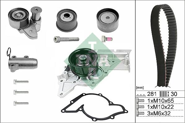 Wilmink Group WG1966367 - Water Pump & Timing Belt Set autospares.lv