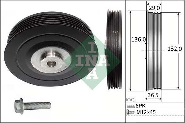 Wilmink Group WG1966384 - Belt Pulley, crankshaft autospares.lv