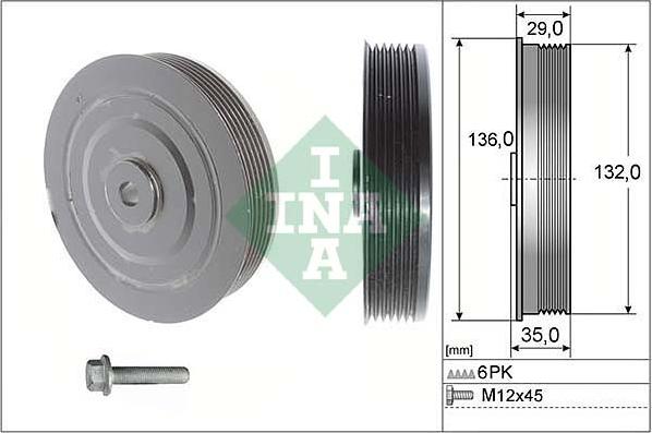 Wilmink Group WG1903371 - Belt Pulley, crankshaft autospares.lv