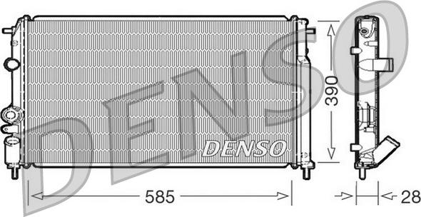 Wilmink Group WG1919412 - Radiator, engine cooling autospares.lv