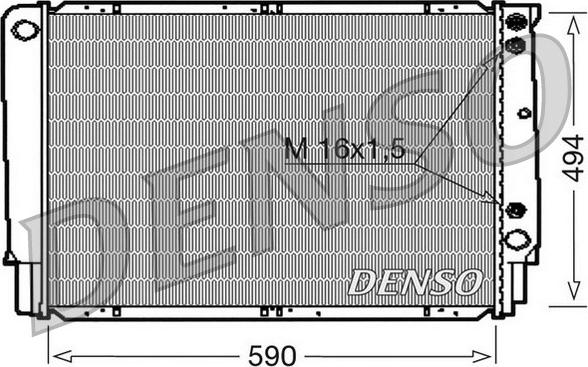 Wilmink Group WG1919536 - Radiator, engine cooling autospares.lv