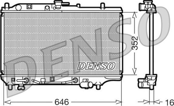 Wilmink Group WG1919640 - Radiator, engine cooling autospares.lv