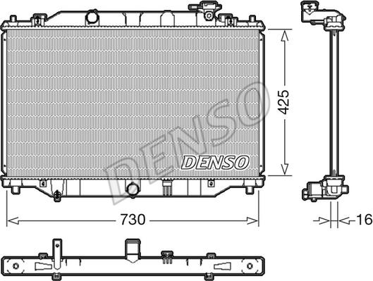 Wilmink Group WG1919673 - Radiator, engine cooling autospares.lv