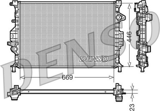 Wilmink Group WG1919090 - Radiator, engine cooling autospares.lv