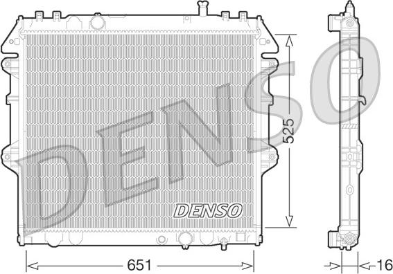 Wilmink Group WG1919858 - Radiator, engine cooling autospares.lv