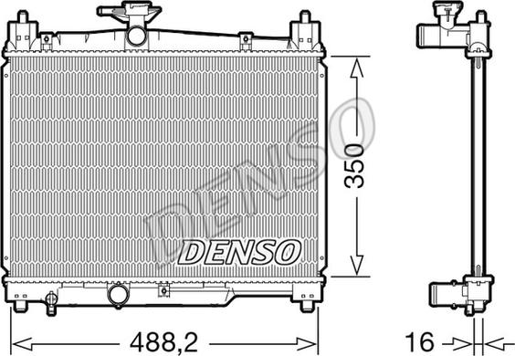 Wilmink Group WG1919882 - Radiator, engine cooling autospares.lv