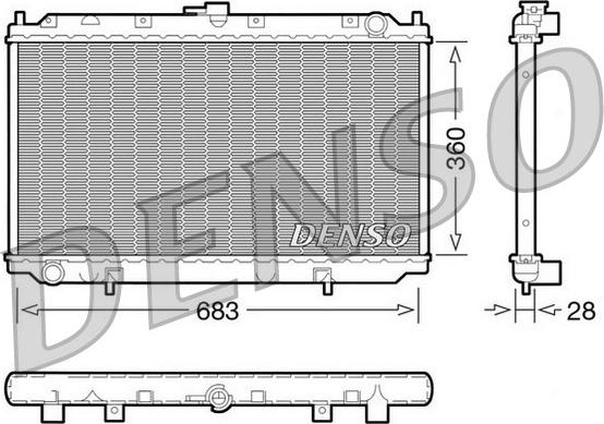 Wilmink Group WG1919731 - Radiator, engine cooling autospares.lv