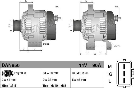 Wilmink Group WG1916927 - Alternator autospares.lv