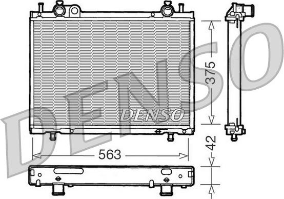 Wilmink Group WG1918947 - Radiator, engine cooling autospares.lv