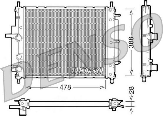 Wilmink Group WG1918952 - Radiator, engine cooling autospares.lv