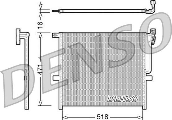 Wilmink Group WG1917111 - Condenser, air conditioning autospares.lv