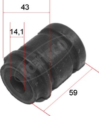 Wilmink Group WG1922786 - Bush of Control / Trailing Arm autospares.lv