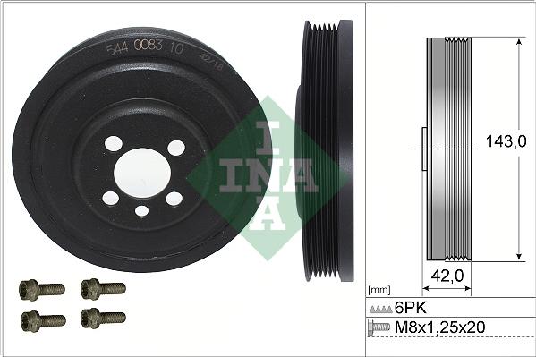 Wilmink Group WG1978462 - Belt Pulley, crankshaft autospares.lv