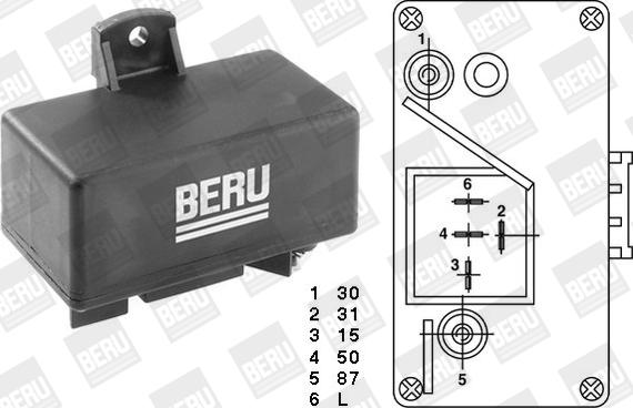 Wilmink Group WG1486232 - Relay, glow plug system autospares.lv