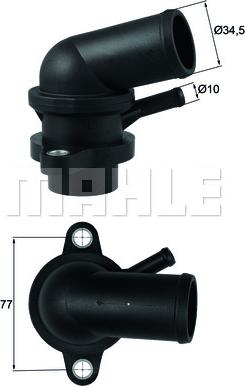 Wilmink Group WG1426505 - Coolant thermostat / housing autospares.lv