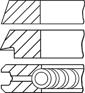 Wilmink Group WG1096525 - Piston Ring Kit autospares.lv