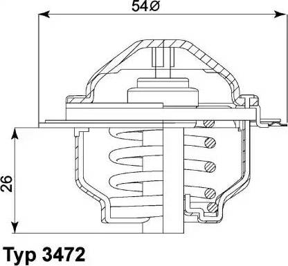 Wilmink Group WG1091609 - Coolant thermostat / housing autospares.lv