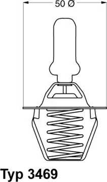 Wilmink Group WG1091607 - Coolant thermostat / housing autospares.lv