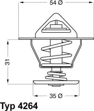 Wilmink Group WG1091712 - Coolant thermostat / housing autospares.lv