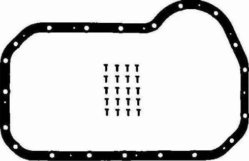 Wilmink Group WG1002375 - Gasket Set, oil sump autospares.lv