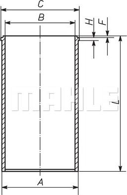 Wilmink Group WG1104690 - Cylinder Sleeve autospares.lv