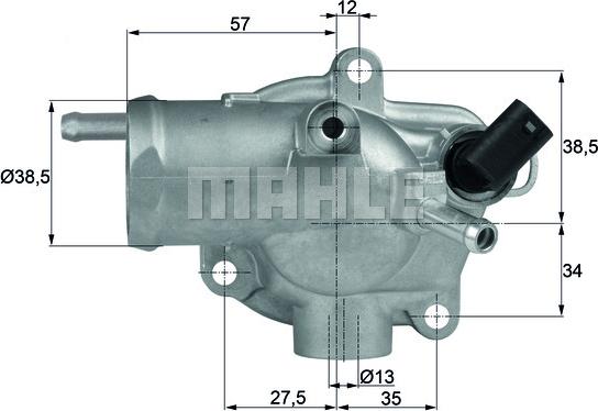 Wilmink Group WG1104041 - Coolant thermostat / housing autospares.lv