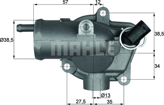 Wilmink Group WG1789816 - Coolant thermostat / housing autospares.lv