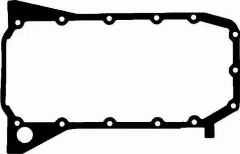 Wilmink Group WG1177135 - Gasket, oil sump autospares.lv