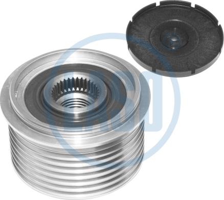 Wilmink Group WG1804243 - Pulley, alternator, freewheel clutch autospares.lv