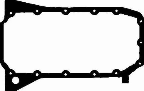 Wilmink Group WG1007532 - Gasket, oil sump autospares.lv
