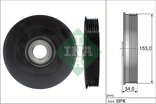 Wilmink Group WG1254394 - Belt Pulley, crankshaft autospares.lv